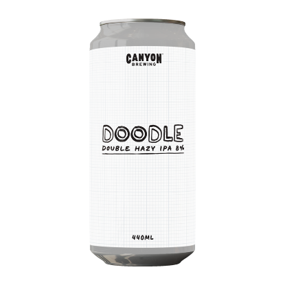Picture of Canyon Brewing Doodle Double Hazy IPA Can 440ml