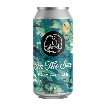 Picture of 8 Wired On The Sea Hazy Pale Ale Can 440ml
