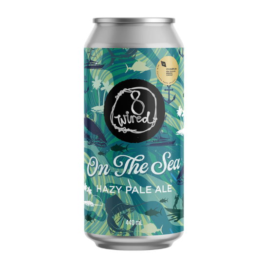 Picture of 8 Wired On The Sea Hazy Pale Ale Can 440ml