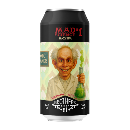 Picture of Brothers Beer Mad Science #1 Hazy IPA Can 440ml