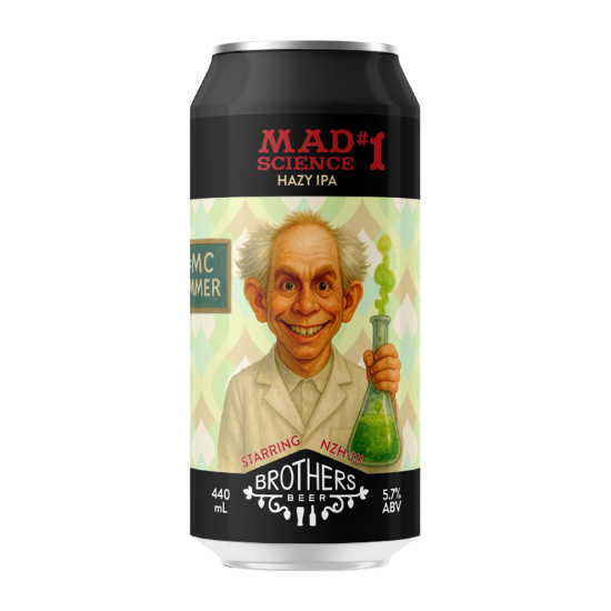 Picture of Brothers Beer Mad Science #1 Hazy IPA Can 440ml