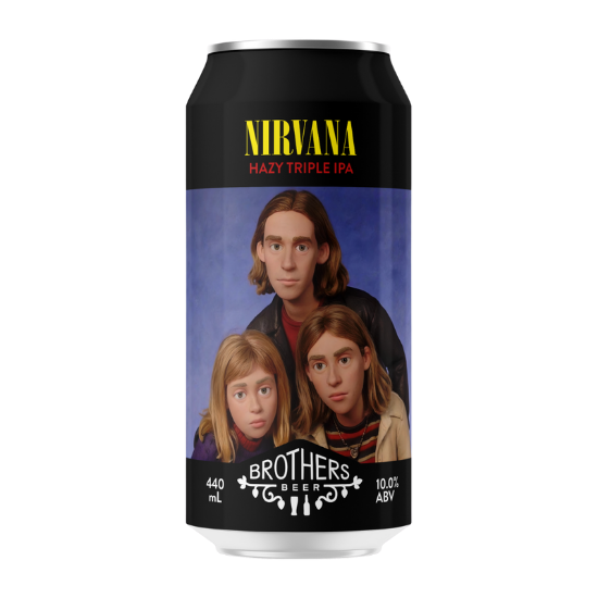 Picture of Brothers Beer Nirvana Hazy Triple IPA Can 440ml