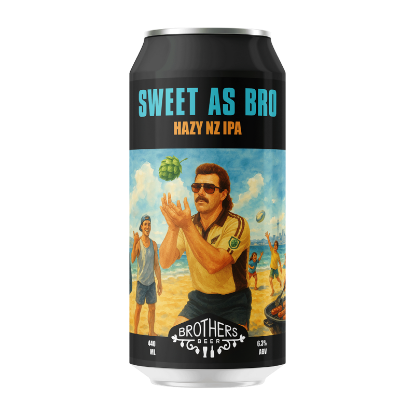 Picture of Brothers Beer Sweet As Bro Hazy NZ IPA Can 440ml