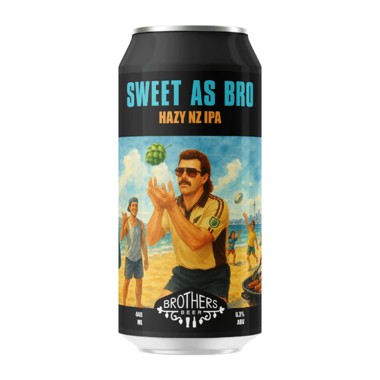 Picture of Brothers Beer Sweet As Bro Hazy NZ IPA Can 440ml