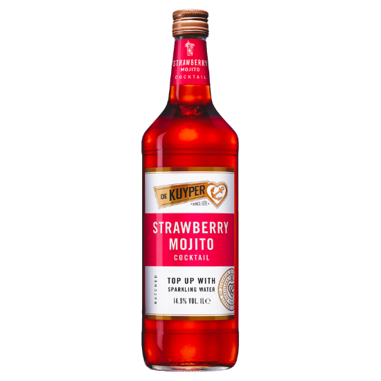 Picture of De Kuyper Strawberry Mojito Cocktail 1 Litre