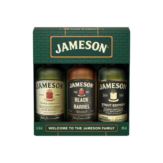 Picture of Jameson Welcome to the Jameson Family Gift Pack 3x50ml