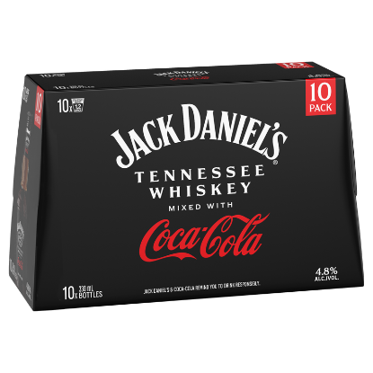 Picture of Jack Daniel's with Coca-Cola 4.8% Bottles 10x330ml
