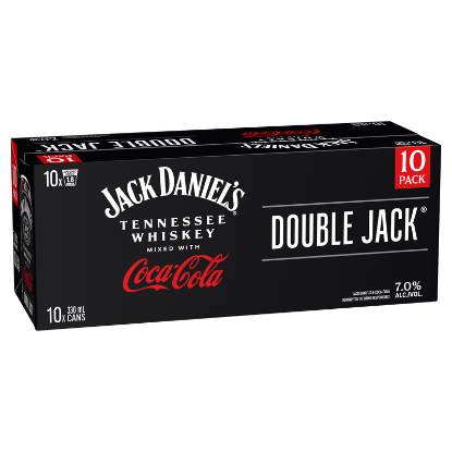 Picture of Jack Daniel's Double Jack with Coca-Cola 7% Cans 10x330ml