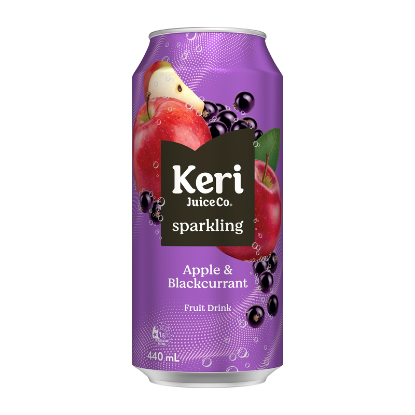 Picture of Keri Sparkling Apple & Blackcurrant Can 440ml