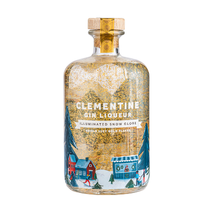 Picture of Clementine Gin Liqueur Illuminated Snow Globe 700ml