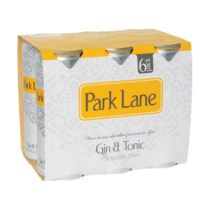 Picture of Park Lane Gin & Tonic 7% Cans 6x250ml
