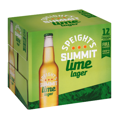Picture of Speight's Summit Lime Lager Bottles 12x330ml