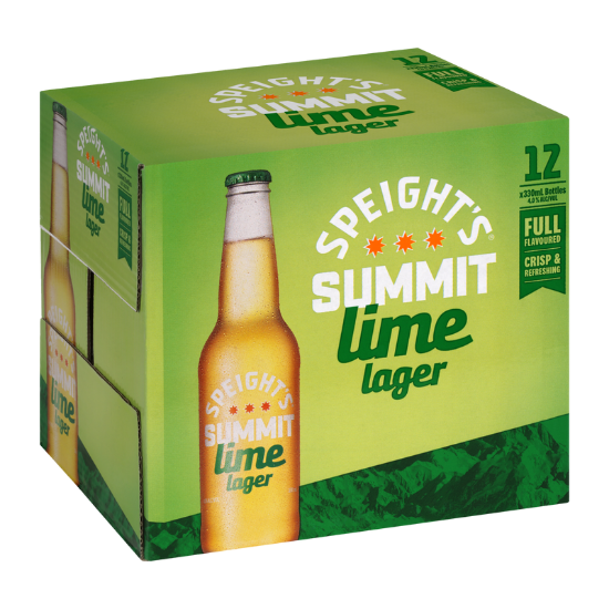 Picture of Speight's Summit Lime Lager Bottles 12x330ml