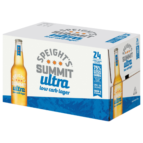 Picture of Speight's Summit Ultra Low Carb Lager Bottles 24x330ml