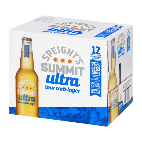 Picture of Speight's Summit Ultra Low Carb Lager Bottles 12x330ml