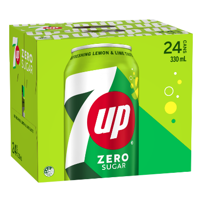 Picture of 7UP Zero Sugar Cans 24x330ml