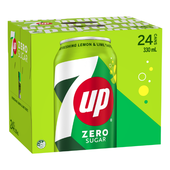 Picture of 7UP Zero Sugar Cans 24x330ml
