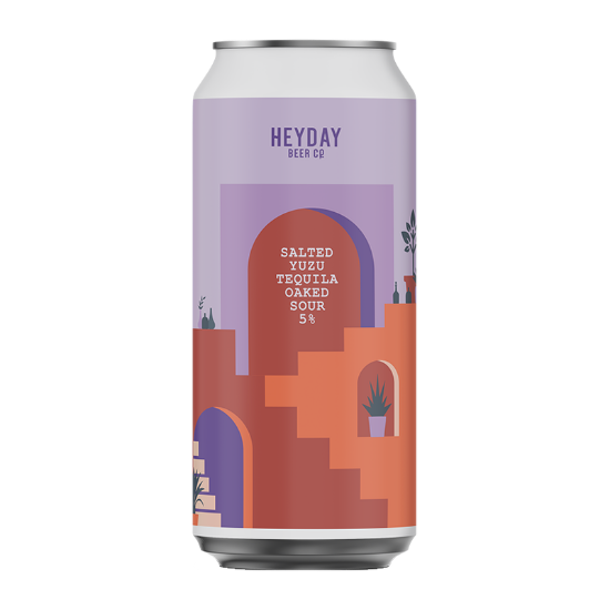 Picture of Heyday Beer Co. Salted Yuzu Tequila Oaked Sour Can 440ml