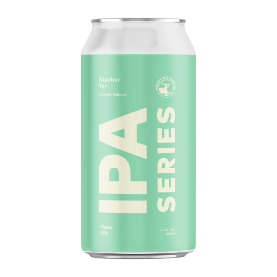 Picture of Mount Brewing Co. Number Ten IPA Series Hazy IPA Can 440ml