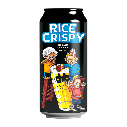 Picture of Double Vision Rice Crispy Lager Can 440ml