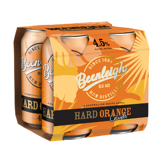 Picture of Beenleigh Hard Orange Crush Cans 4.5% Cans 4x375ml