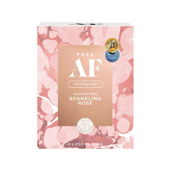 Picture of Free AF Alcohol Free Sparkling Rosé Cans 4x250ml