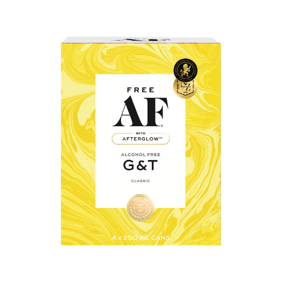 Picture of Free AF Alcohol Free G & T Classic Cans 4x250ml
