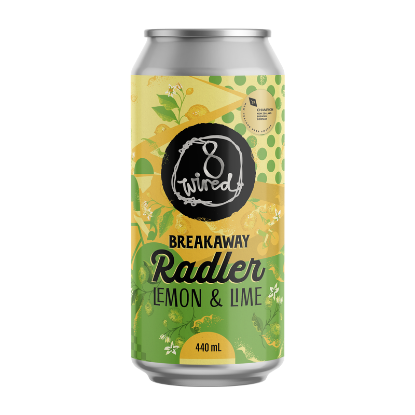 Picture of 8 Wired Breakaway Radler Lemon & Lime Can 440ml