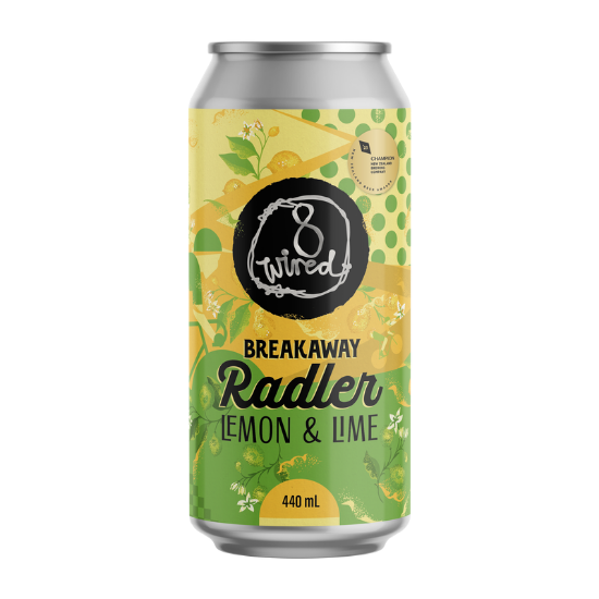 Picture of 8 Wired Breakaway Radler Lemon & Lime Can 440ml