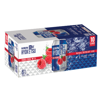 Picture of Kirin Hyoketsu Raspberry Vodka Soda 6% Cans 10x330ml