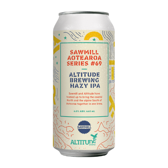 Picture of Sawmill Aotearoa Series #69 Altitute Hazy IPA Can 440ml