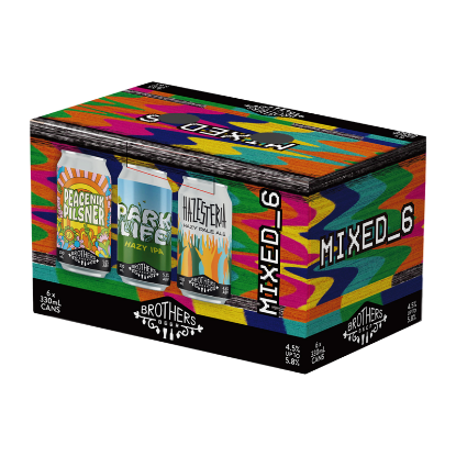 Picture of Brothers Beer Mixed Cans 6x330ml