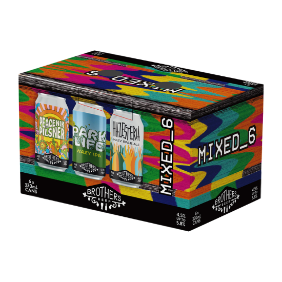 Picture of Brothers Beer Mixed Cans 6x330ml