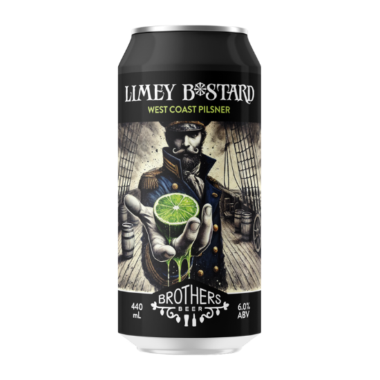 Picture of Brothers Beer Limey B*stard West Coast Pilsner Can 440ml