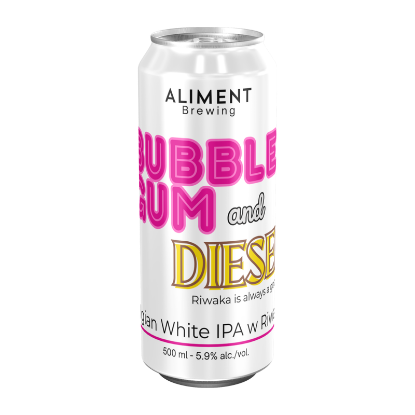 Picture of Aliment Bubblegum & Diesel Belgian White IPA Can 500ml