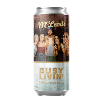 Picture of McLeod's Busy Livin' Unfiltered IPA Can 440ml