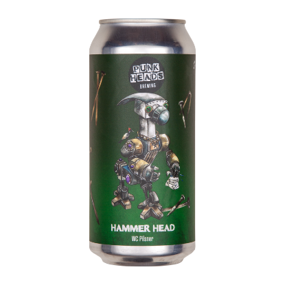 Picture of Punk Heads Hammer Head WC Pilsner Can 440ml