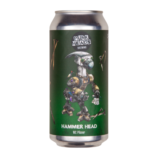 Picture of Punk Heads Hammer Head WC Pilsner Can 440ml