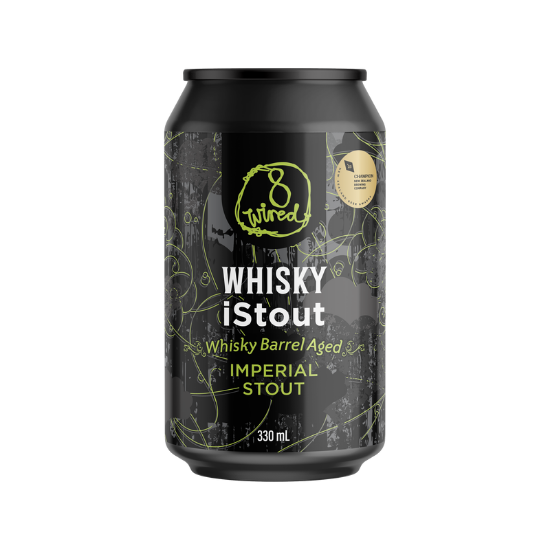 Picture of 8 Wired Whisky iStout Imperial Stout Can 330ml