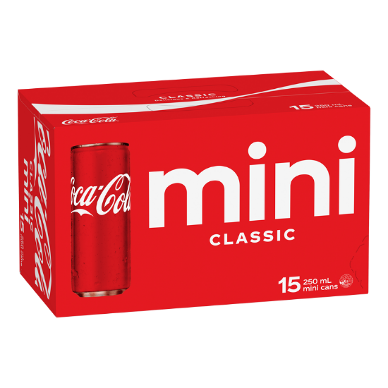 Picture of Coca-Cola Classic Mini Cans 15x250ml