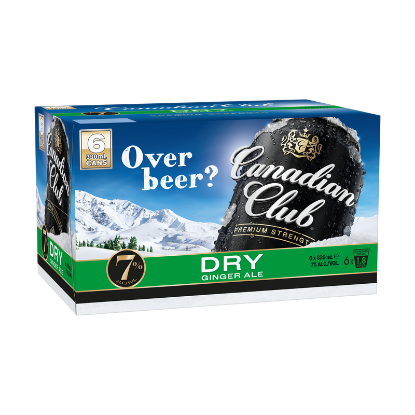 Picture of Canadian Club & Dry Premium 7% Cans 6x330ml