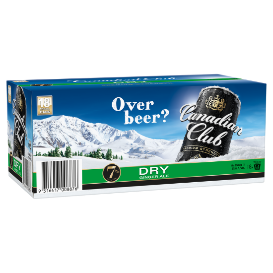 Picture of Canadian Club & Dry Premium 7% Cans 18x250ml