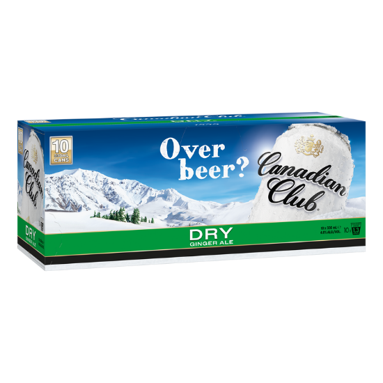 Picture of Canadian Club & Dry 4.8% Cans 10x330ml