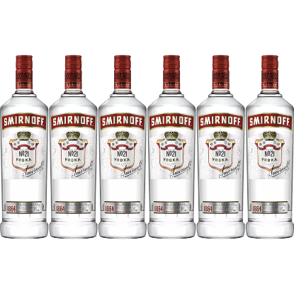 Picture of Smirnoff Red No.21 Vodka 6x1 Litre