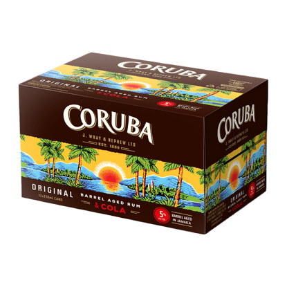 Picture of Coruba Original & Cola 5% Cans 12x250ml
