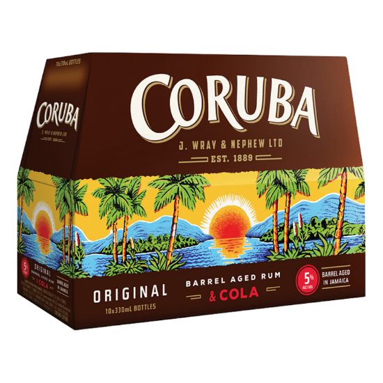 Picture of Coruba Original & Cola 5% Bottles 10x330ml