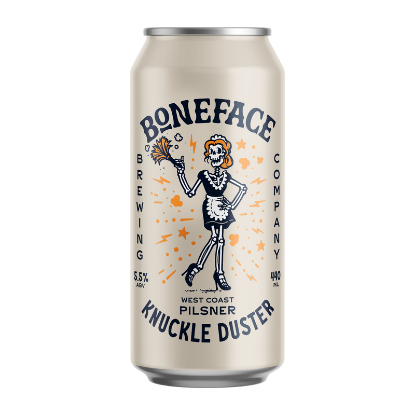 Picture of Boneface Knuckle Duster West Coast Pilsner Can 440ml