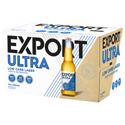 Picture of Export Ultra Low Carb Lager Bottles 24x330ml