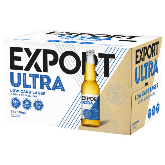 Picture of Export Ultra Low Carb Lager Bottles 24x330ml