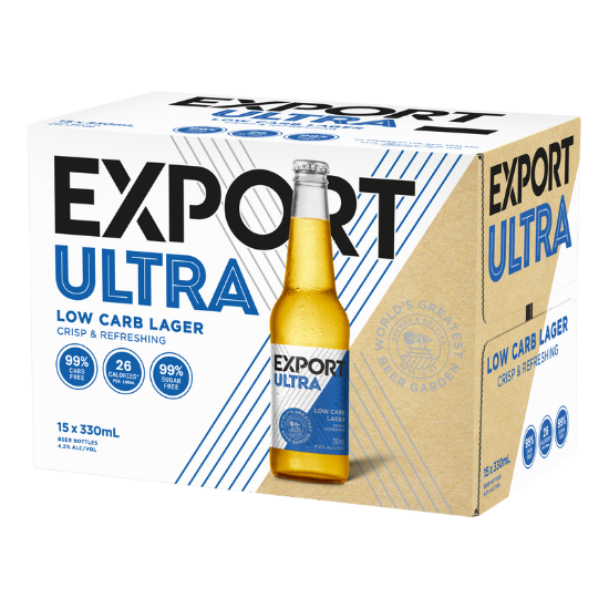 Picture of Export Ultra Low Carb Lager Bottles 15x330ml